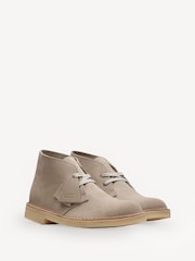 Clarks Originals Natural Suede Desert Boots - Image 3 of 8