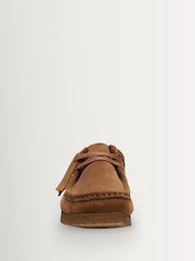 Clarks Originals Brown Cola Wallabee Shoes - Image 3 of 8