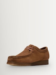 Clarks Originals Brown Cola Wallabee Shoes - Image 4 of 8