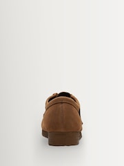 Clarks Originals Brown Cola Wallabee Shoes - Image 6 of 8