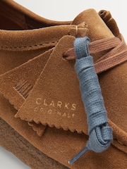 Clarks Originals Brown Cola Wallabee Shoes - Image 8 of 8