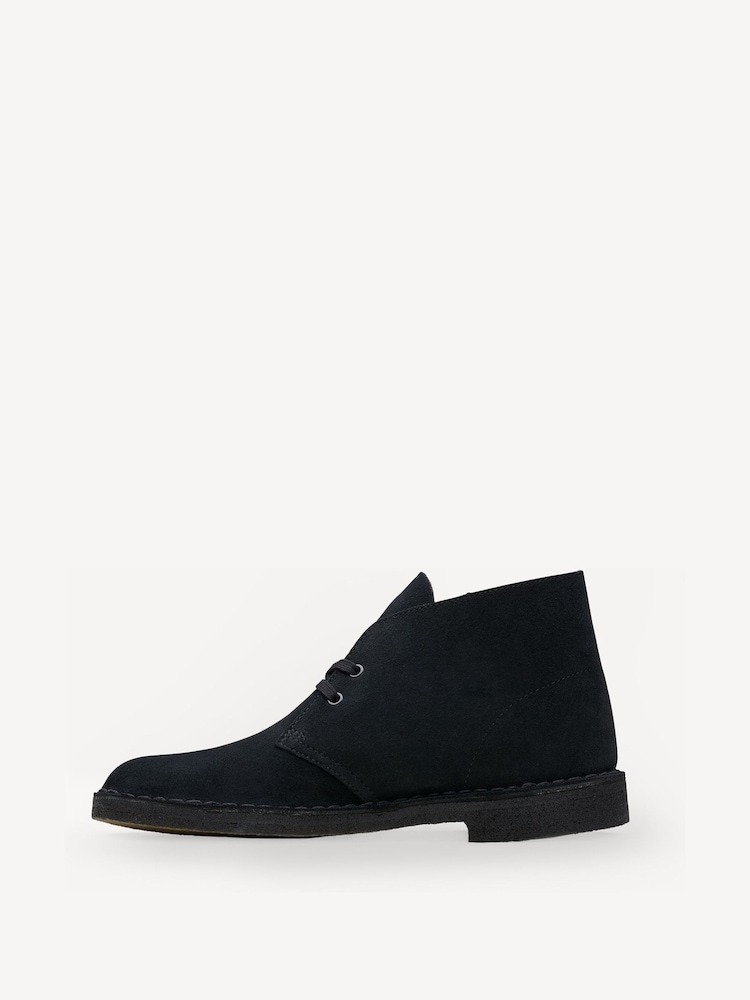 Clarks Originals Black Suede Desert Boots - Image 2 of 8