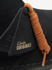 Clarks Originals Black Suede Desert Boots - Image 8 of 8