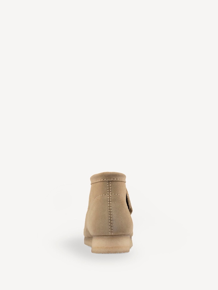 Clarks Originals Brown Suede Wallabee Boots - Image 7 of 7
