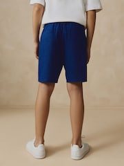 De rayas azul marino - Linen Blend Pull-On Shorts (3-16yrs) - Imagen 2 de 8