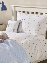 Juego de cama de algodón 100 % con diseño del espacio de The White Company - Imagen 1 de 2