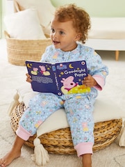JoJo Maman Bébé Pink Peppa Pig Print Snuggler - Image 1 of 5