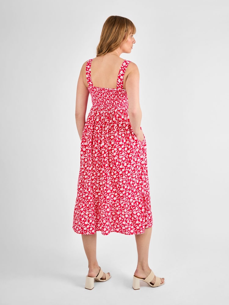knee length dresses for ladies Ruched Midi Dress  bebe