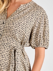 JoJo Maman Bébé Natural Button Through Maternity Midi Dress - Image 4 of 4