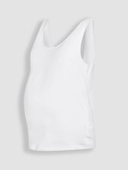 JoJo Maman Bébé Maternity Thick Strap 100% Cotton Vest - Imagen 1 de 3