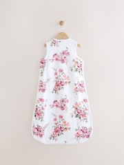 Floral Print 0.5 Tog Baby 100% Cotton Sleep Bag - Image 2 of 8