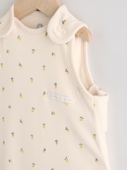 Ditsy Lemon 1 Tog  Baby 100% Cotton Sleep Bag - Image 5 of 9