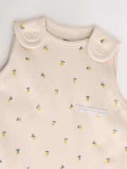 Ditsy Lemon 1 Tog  Baby 100% Cotton Sleep Bag - Image 6 of 9
