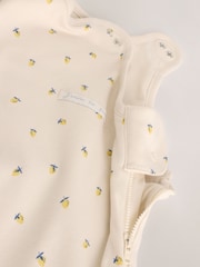 Ditsy Lemon 1 Tog  Baby 100% Cotton Sleep Bag - Image 8 of 9