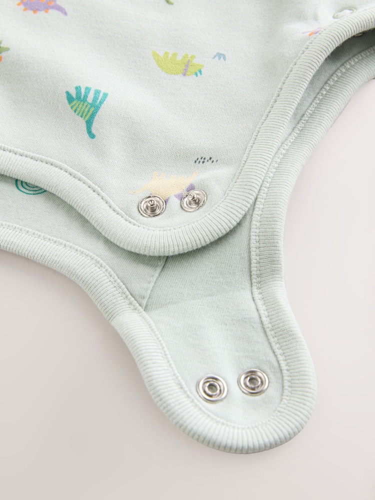 Sage Mini Dino Baby 1 Tog 100% Cotton Sleep Bag - Image 6 of 8