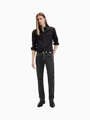 AllSaints Black Dark Iggy Jeans - Image 1 of 11