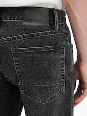 AllSaints Black Dark Iggy Jeans - Image 10 of 11