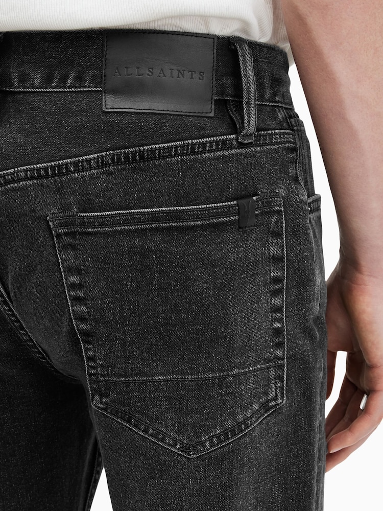 Negru dark - AllSaints Iggy Jeans - Image 10 of 11