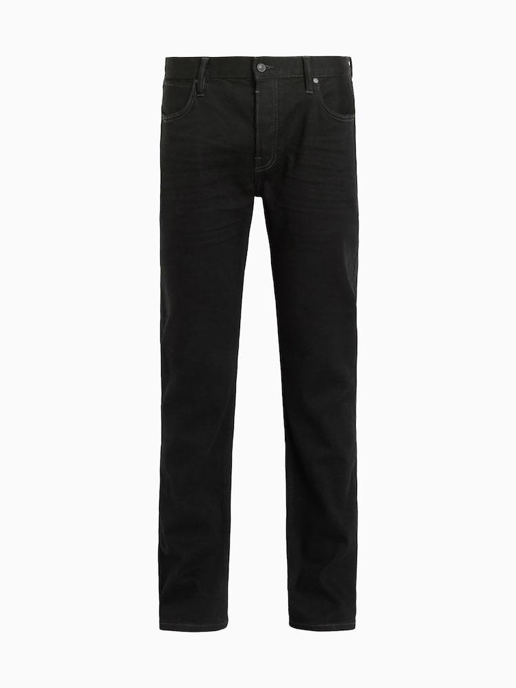 AllSaints Natural Iggy Washed Black Slim Fit Jeans - Image 8 of 8