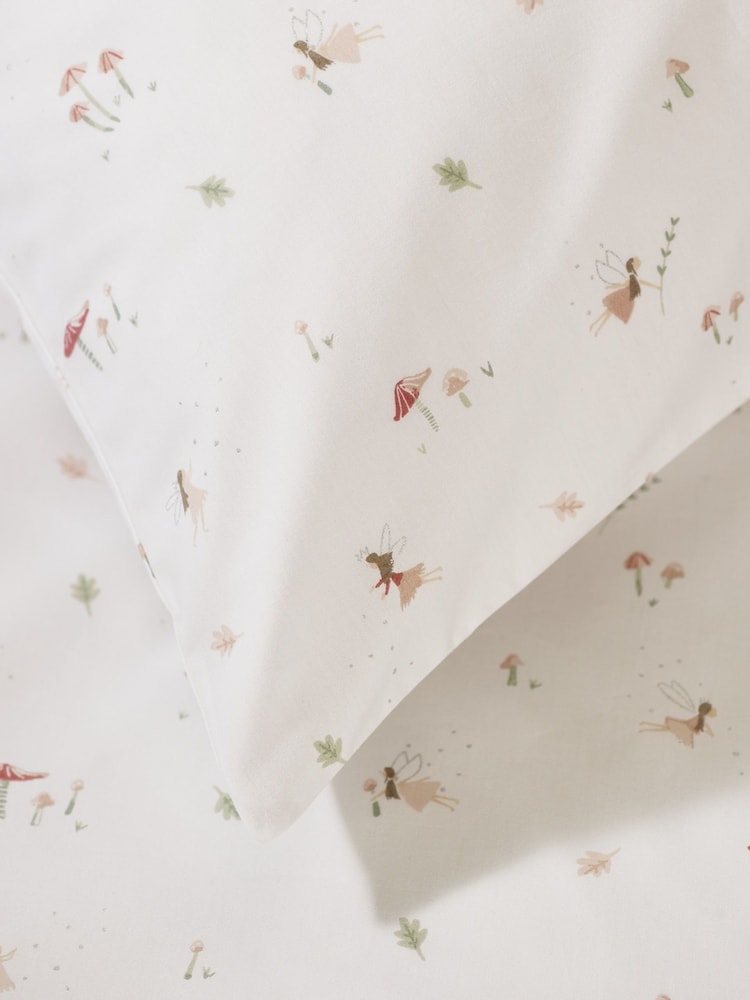 The White Company Pink 100% Cotton Magical Faires Bed Set - Image 2 of 2