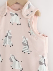 Zebra Baby 1 Tog 100% Cotton Sleep Bag - Image 5 of 9