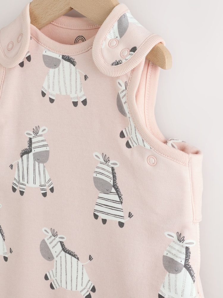 Zebra Baby 1 Tog 100% Cotton Sleep Bag - Image 5 of 9
