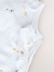Jungle Muslin 1 Tog Baby 100% Cotton Sleep Bag - Image 8 of 9