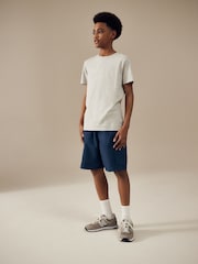 Blue Linen Cargo Shorts (3-16yrs) - Image 2 of 7
