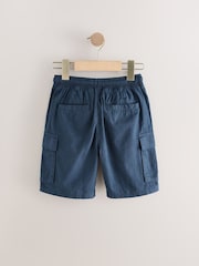 Blue Linen Cargo Shorts (3-16yrs) - Image 5 of 7