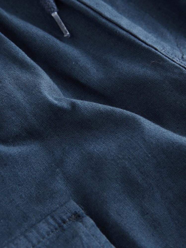 Blue Linen Cargo Shorts (3-16yrs) - Image 7 of 7
