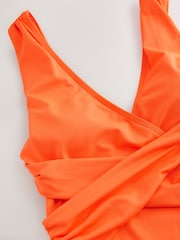 Orange Plunge Tummy Control Swimsuit - Image 6 of 8