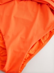 Orange Plunge Tummy Control Swimsuit - Image 8 of 8