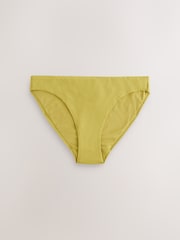 Vert citron - Bas de bikini échancré - Image 6 of 8