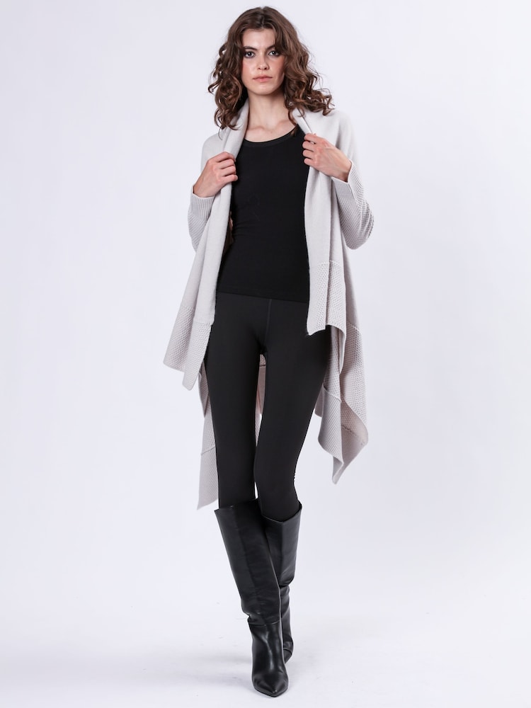 Religion Unite Draped Maxi Cardigan In Textured Soft Yarn - Imagen 1 de 6