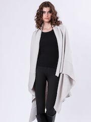 Religion Unite Draped Maxi Cardigan In Textured Soft Yarn - Imagen 3 de 6