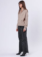 Religion Natural Shawl Collar Wrap Over Style Liberty Jumper - Image 4 of 6