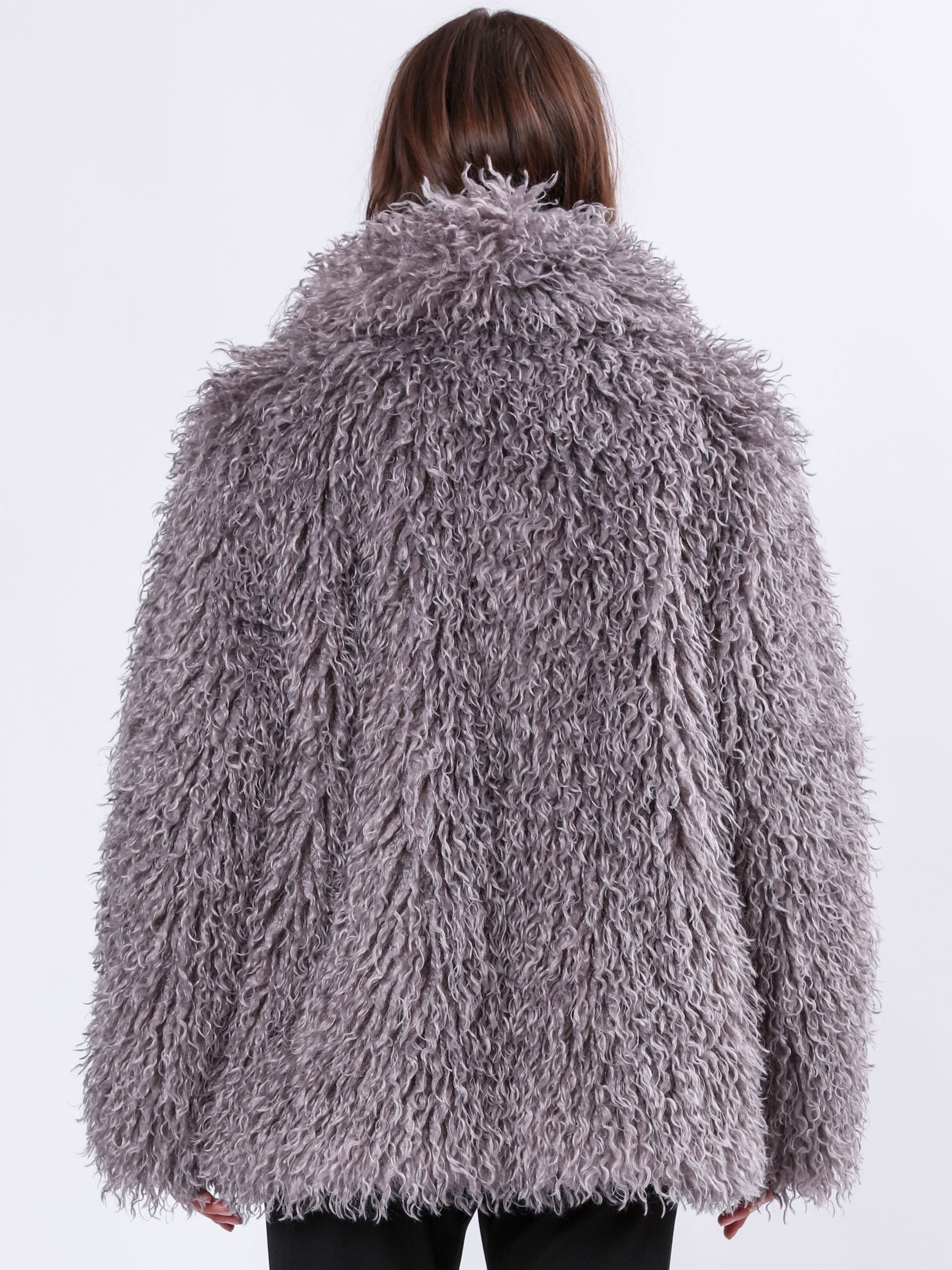Long shaggy faux fur coat new arrivals
