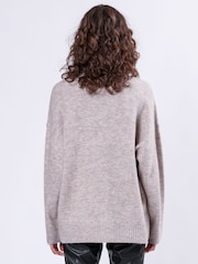 Religion Nude Oversized Rock N Roll Lightning Bolt Jumper in Soft Yarn - Image 3 of 6