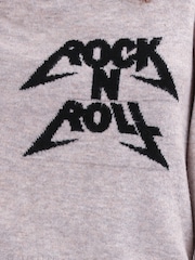 Religion Nude Oversized Rock N Roll Lightning Bolt Jumper in Soft Yarn - Image 6 of 6
