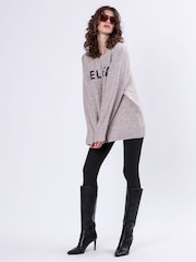 Religion Nude Oversized Rebel Heart Jumper with Stars - Image 4 of 6