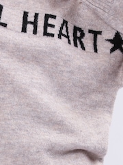 Religion Nude Oversized Rebel Heart Jumper with Stars - Image 6 of 6