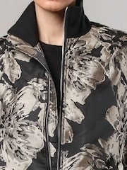 Religion Metallic Genuine Jacquard Bomber Jacket in Metallic Pattern - Image 6 of 6