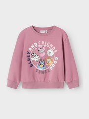 Name It Pink Long Sleeve Bluey Sweatshirt - Image 2 of 4