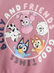 Name It Pink Long Sleeve Bluey Sweatshirt - Image 4 of 4