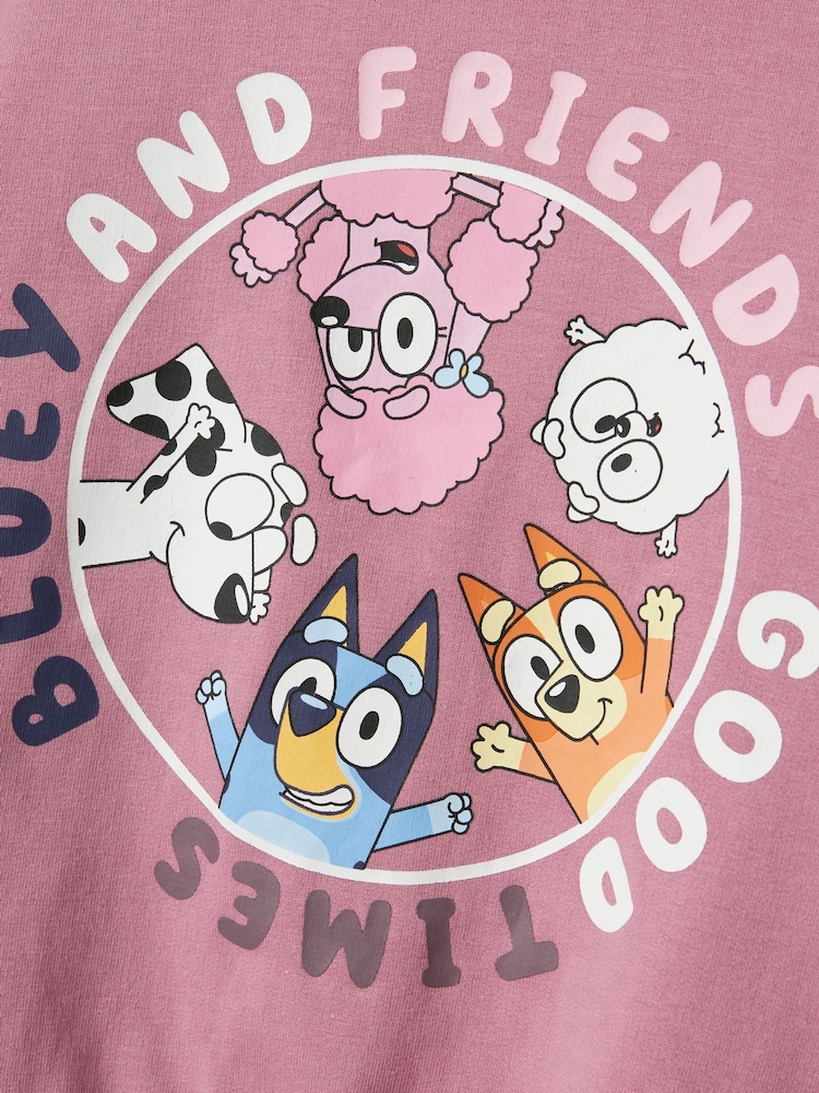 Name It Pink Long Sleeve Bluey Sweatshirt - Image 4 of 4