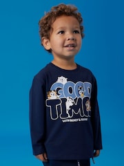 Name It Blue Long Sleeve Bluey Top - Image 1 of 5