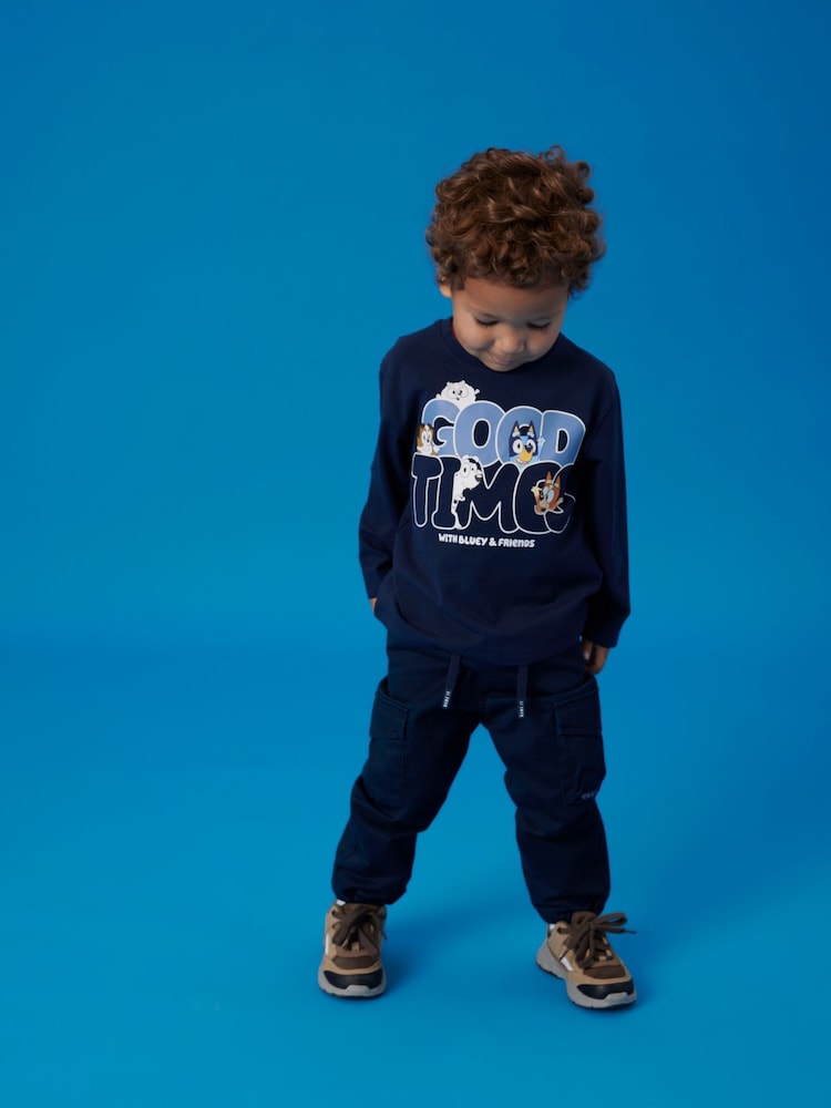Name It Blue Long Sleeve Bluey Top - Image 2 of 5
