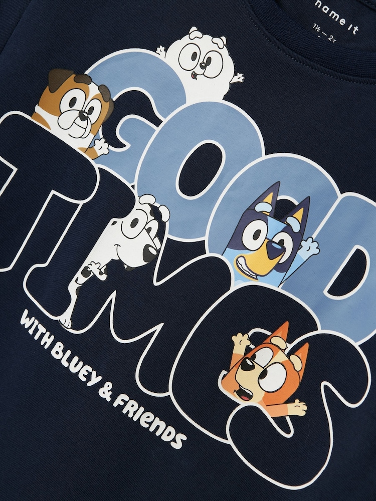 Name It Blue Long Sleeve Bluey Top - Image 5 of 5