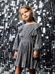 Name It Langärmliges Minikleid mit Leopardenmuster - Bild 1 von 4