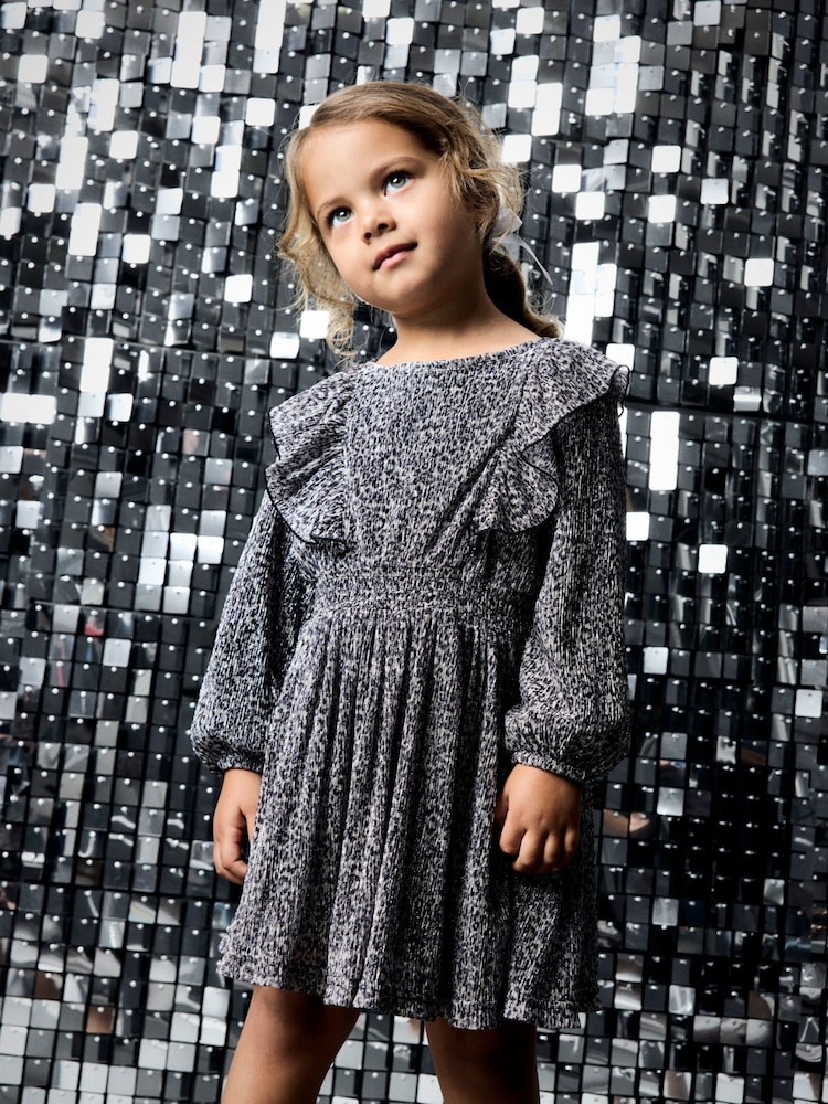 Name It Langärmliges Minikleid mit Leopardenmuster - Bild 1 von 4